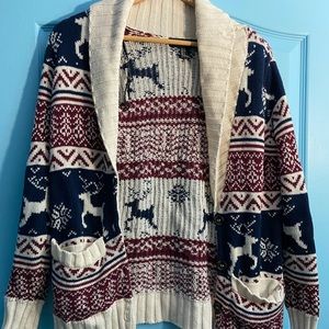 Forever 21 Fair Isle/Christmas Cardigan